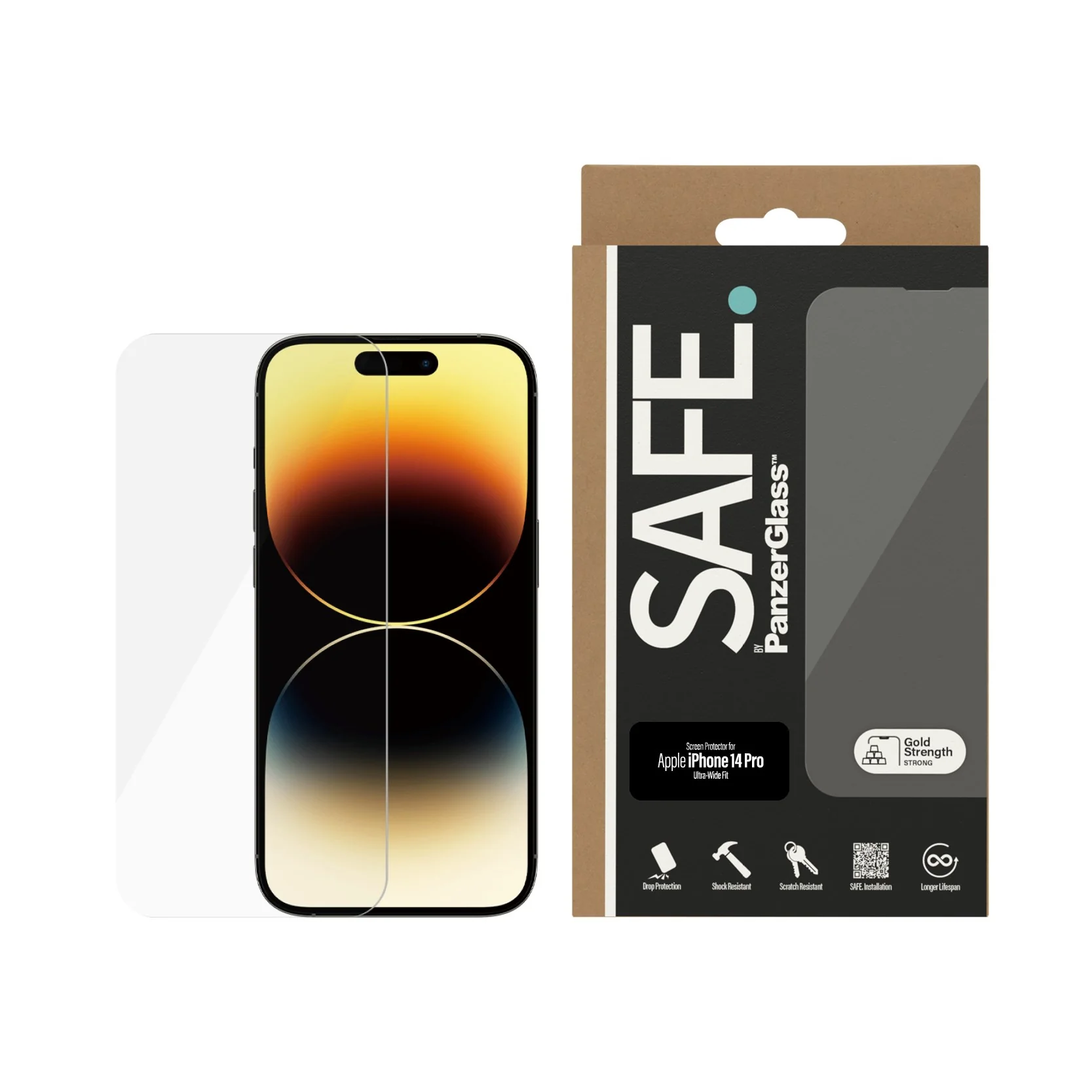 SAFE. by PanzerGlass® Displayschutz iPhone 14 Pro | Ultra-Wide Fit - Image 6